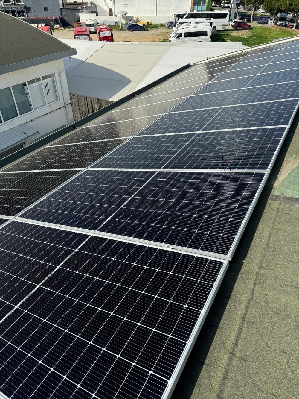 Ticari çatı panel uygulaması