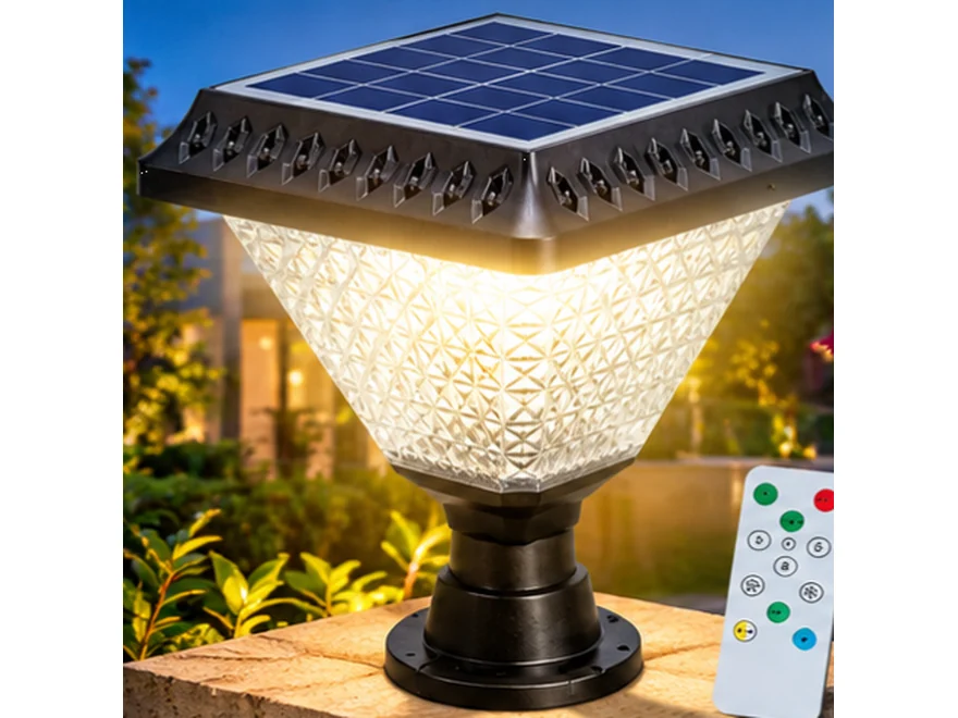 Hero LED 50 W Solar Set Üstü Bahçe Armatürü (Kumandalı, 3 Renk + RGB)